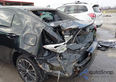2014 Toyota Corolla S Plus from USA, damaged, VIN 5YFBURHEXEP037636